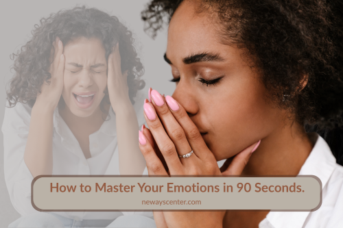 Learn to master your emotions with this 90-second reset, as you process your emotions as you wish to feel and act.