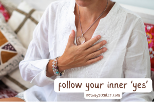 When you’re busy, it’s easy to lose sight of your inner compass of what’s truly important to you. To make returning to yourself easier, here’s a somatic exercise called: Follow Your Inner "Yes".