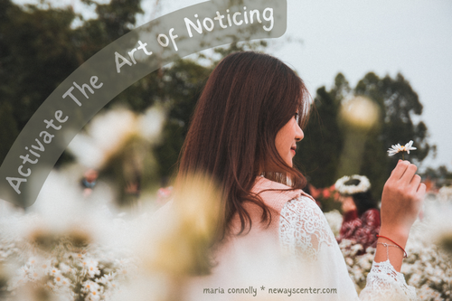 The Art of Noticing: Get Comfortable With Doing Less And Noticing More