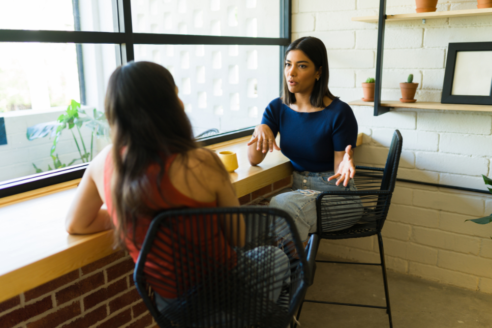 The next time you’re facing a difficult decision or conversation, pause before moving into action. 