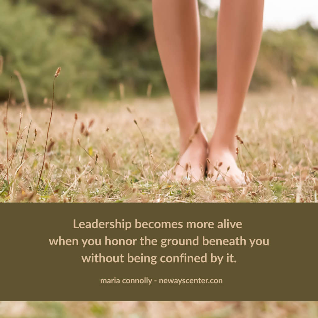Learn to read the ground upon which you are building your life.
